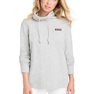 Vineyard vines funnel neck relaxed fit shirt heathered pullover sweatshirt XS